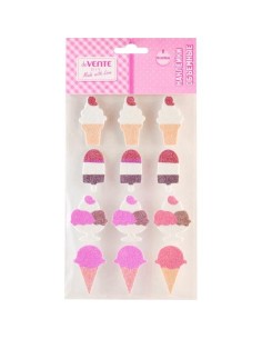 Dekoratiivsed 3D kleepsud deVENTE Glitter Ice Cream