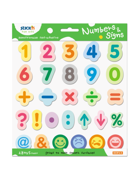 Kleepsud Stick´N numbrid