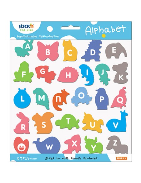 Alphabet, 230x200mm, , 35.6x35.6mm x 28 pads, 15 sheets/pad