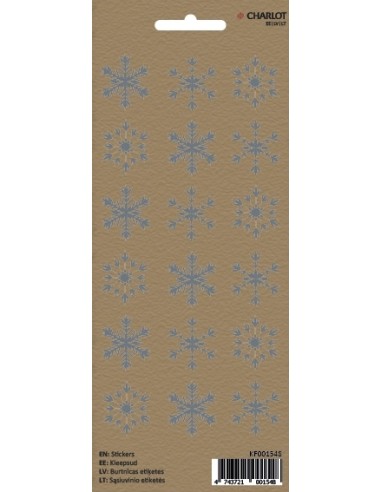 Label Charlot 18pcs Snowflake