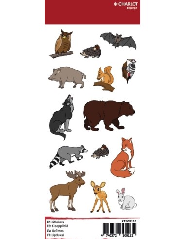 Labels Charlot (Forest animals)