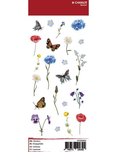 Labels Charlot (Summer flowers)