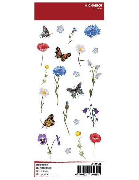 Labels Charlot (Summer flowers)