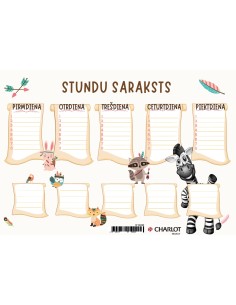 Labels Charlot (School timetable)