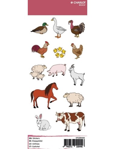 Labels Charlot (Farm animals)