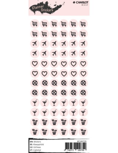 Labels Charlot (Planner Stickers 1)
