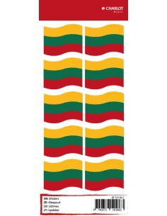 Labels Charlot (Lithuanian flag)
