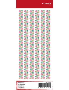 Labels Charlot (Floral pattern)