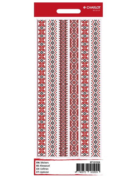 Labels Charlot (Estonian patterns nr 2)