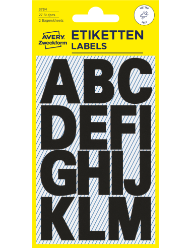 Kleebised Z-Design 3784 Tähed 25mm veekindlad, must