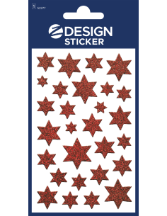 KID 3D Stickers santa 1sh