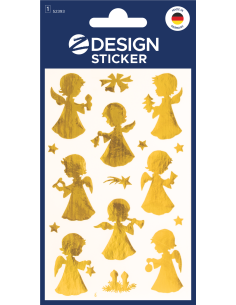CHR stickers goldangel transp film 2sh