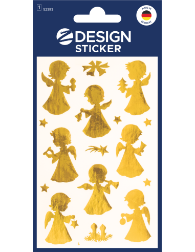 CHR stickers goldangel transp film 2sh