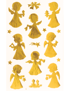 CHR stickers goldangel transp film 2sh 2