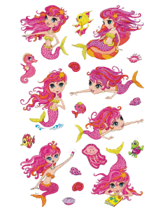 Stickers Z-Design CHR Glitter  1sh 2