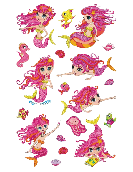 Stickers Z-Design CHR Glitter  1sh