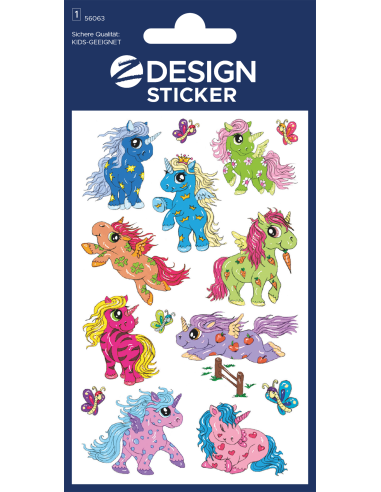 Kleeppildid Z-Design 56063 Glitter ükssarv