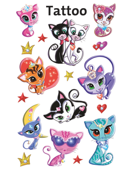 Kleeppildid Z-Design 56675 Kid Tattoo kassid