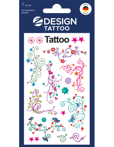 Kleeppildid Z-Design 56749 Tattoo liled