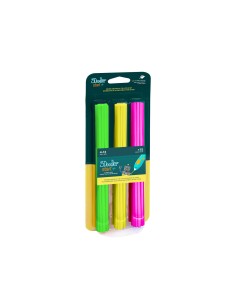 3D-pliiatsi 3Doodler Start+ täiteplastik 75tk/pk neoonvärvid