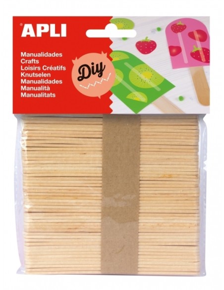 Pulgad puidust Apli 50tk naturaalsed