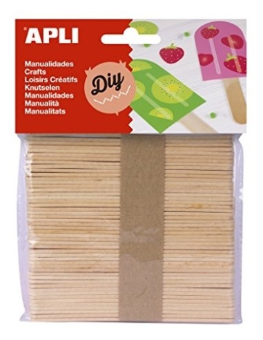 Pulgad puidust Apli 50tk naturaalsed