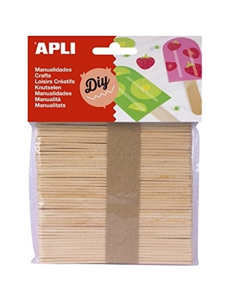Pulgad puidust Apli 50tk naturaalsed