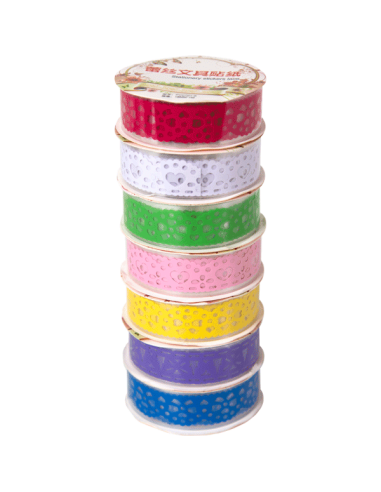 Dekoreerimisteip deVENTE Mustrid 18mmx1m assortii