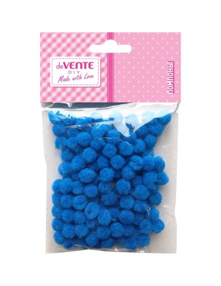 Karvapallid deVENTE 8mm 120tk helesinised