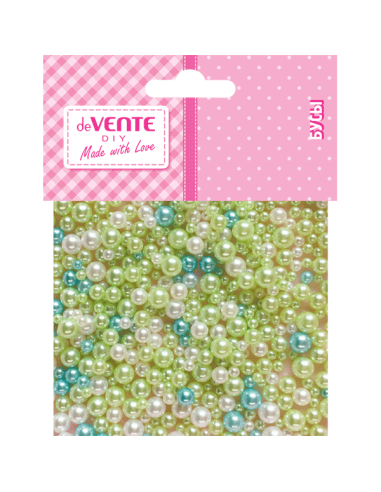 Klaaspärlid deVENTE 8mm 100tk/pk pärlmutter värvid