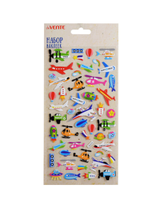 Dekoratiivsed 3D kleepsud deVENTE Boys world 115x220mm