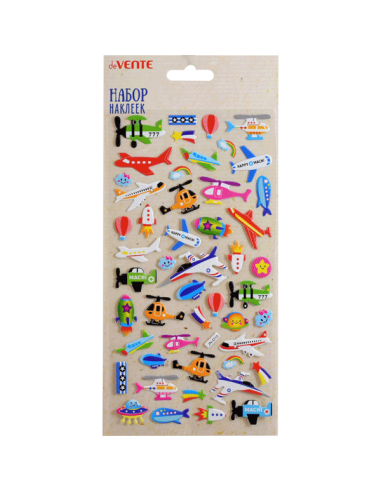 Dekoratiivsed 3D kleepsud deVENTE Boys world 115x220mm