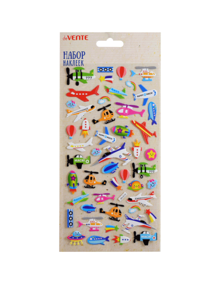 Dekoratiivsed 3D kleepsud deVENTE Boys world 115x220mm