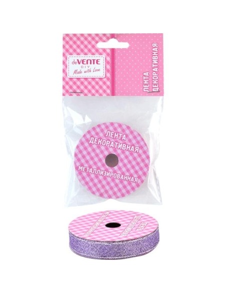 Decorative tape deVENTE Metallic 13mmx3m purple