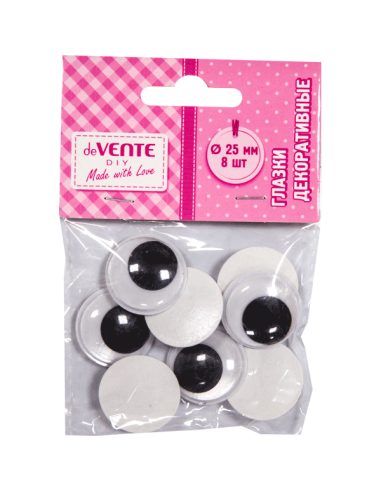Silmad deVENTE 25mm, iseliimuvad, 8tk/pk
