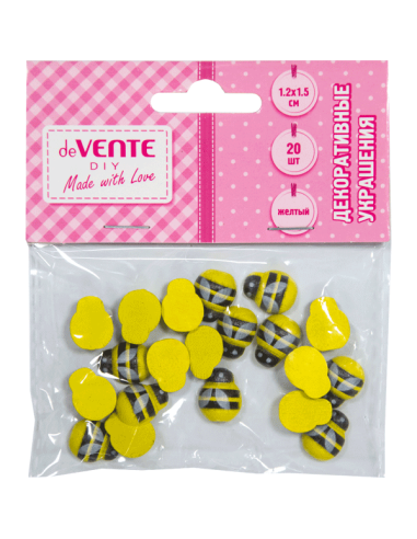 Kaunistused deVENTE Mesilased 12x15mm puust 20tk/pk