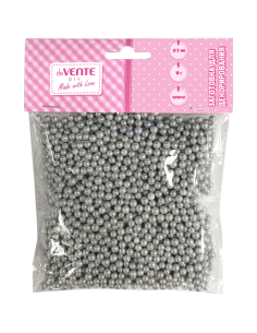 Stüropor kujud deVENTE pallid, 5mm, 10g hõbe