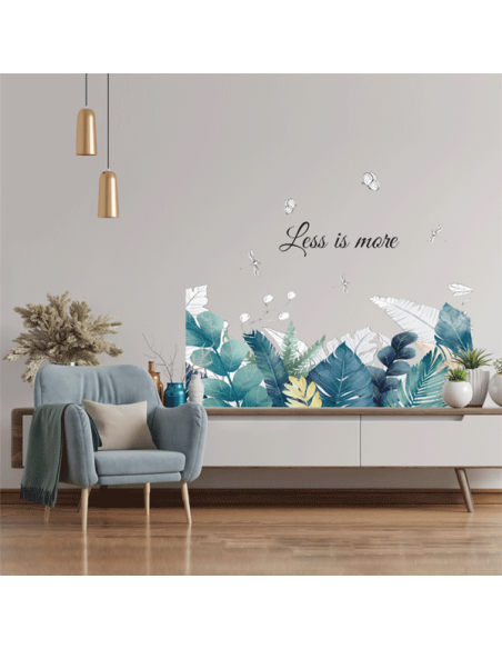 Kleebised deVENTE Less in more, dekoratiiv, 45x30cm 4tk/pk