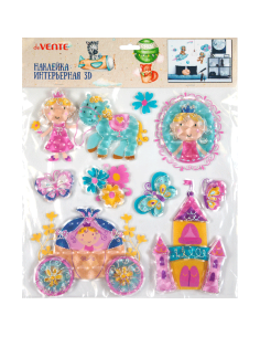 Dekoratiivsed 3D kleepsud deVENTE Little princess 30.5x30.5cm