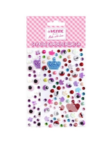 Kleebitavad kristallid deVENTE Kuninglik mix 95x170mm akrüülist