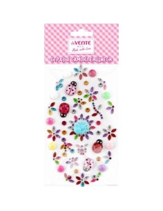 Kleebitavad kristallid deVENTE Lille aed 95x180mm akrüülist