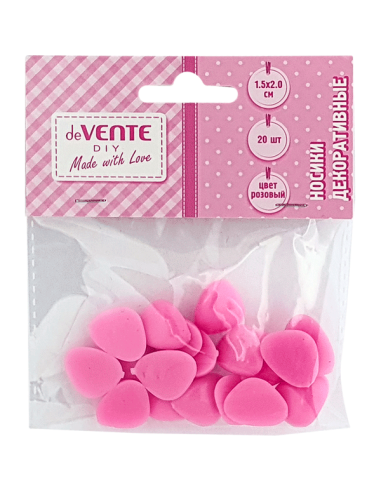 Ninad deVENTE 15x20mm, 20tk/pk, roosad