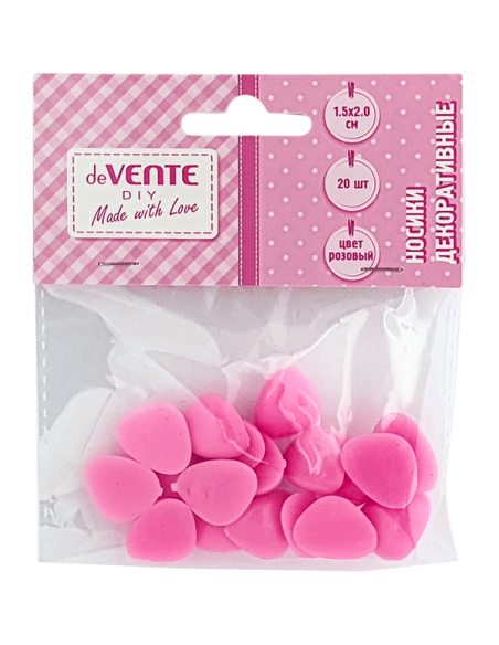 Ninad deVENTE 15x20mm, 20tk/pk, roosad