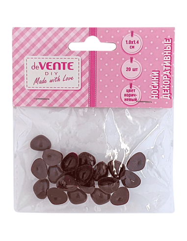 Ninad deVENTE 10x14mm, 20tk/pk, pruunid