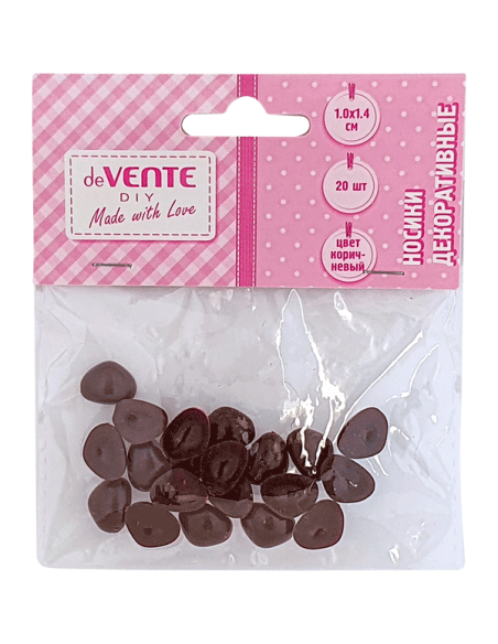 Ninad deVENTE 10x14mm, 20tk/pk, pruunid