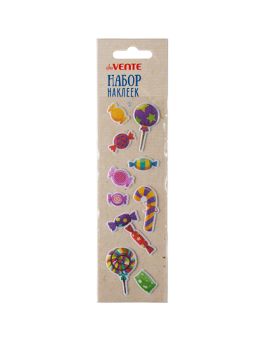 Dekoratiivsed 3D kleepsud deVENTE Candy life 4.9x16cm