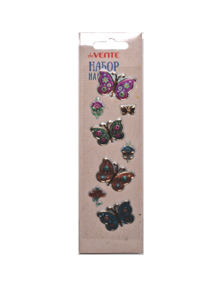 Dekoratiivsed 3D kleepsud deVENTE Butterflies 4.9x16cm
