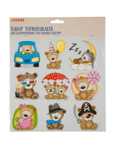 Kleebised termo deVENTE Teddy Bear 22x22.4cm