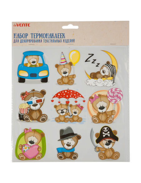Kleebised termo deVENTE Teddy Bear 22x22.4cm