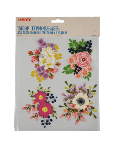 Kleebised termo deVENTE Flowers 22x18.7cm